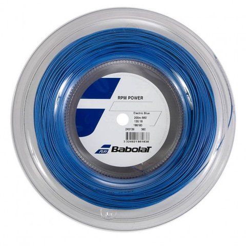 Теннисные струны для ракетки Babolat RPM POWER 200M (Бобина, 200 метров) 243139/360 фото