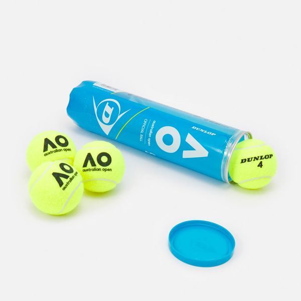Тенісні м&rsquo;ячі Dunlop Australian Open (4B) 60160272 фото